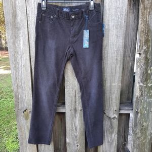 Lucky Brand Jeans Women's Corduroy dark blue Cooper slim Size 14 New with tags.
